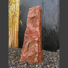 Naturstein Stele Wasa Quarzit 61cm hoch