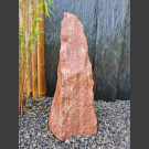 Naturstein Stele Wasa Quarzit 72cm hoch