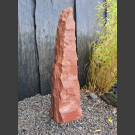 Naturstein Stele Wasa Quarzit 100cm hoch