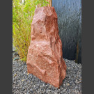 Naturstein Stele Wasa Quarzit 69cm hoch