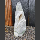 Marmor Monolith weiß-grau 60cm