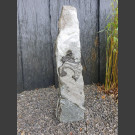 Marmor Monolith weiß-grau 82cm