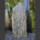 Zebra Gneis Naturstein Monolith 115cm hoch