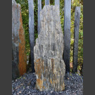 Zebra Gneis Naturstein Monolith 106cm hoch