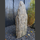 Zebra Gneis Naturstein Monolith 91cm hoch