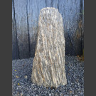 Zebra Gneis Naturstein Monolith 70cm hoch