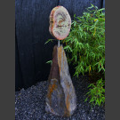 Schieferskulptur versteinertes Holz 