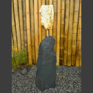 Schieferskulptur versteinertes Holz