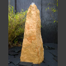 Monolith Quellstein beiger Sandstein 60cm