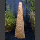 Komplettset Quellstein Monolith beiger Sandstein 120cm