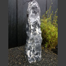 Alaska Marmor Monolith schwarz-weiß 137cm