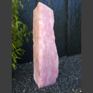 Rosenquarz Mineralstein Monolith geschliffen 90cm