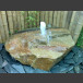 Sandstein Schaumsprudler Brunnenset mit Lampe