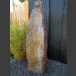 Monolith rot-bunter Schiefer 178cm hoch