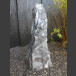 Alaska Marmor Monolith schwarz-weiß 81cm