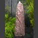 Monolith Brunnen lila Marmor 80cm