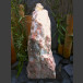 Monolith Brunnen weiß-rosa Marmor 60cm