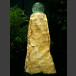 Onyx Quellstein Monolith mit drehender Glaskugel 15cm