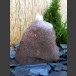 Findling Gartenbrunnen roter Granit 20cm