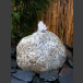 Findling Sprudelstein grauer Granit 22cm