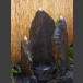 Triolithen Quellsteine grau-schwarzer Schiefer 95cm