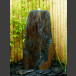 Schiefer Monolith Quellstein  graubraun 95cm hoch