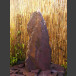 Schiefer Monolith Quellstein  lila 75cm hoch
