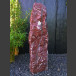 Monolith roter Marmor 129cm hoch