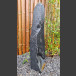 Monolith schwarzer Schiefer 85cm hoch