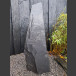 Monolith schwarzer Schiefer 132cm hoch