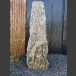 Zebra Gneis Naturstein Monolith 135cm hoch