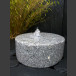 Mühlstein Brunnen grauer Granit 40cm