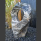 Marmor Showstone Skulptur grau-weiß 75cm