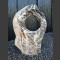 Marmor Showstone Skulptur grau-weiß 75cm