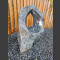 Marmor Showstone Skulptur grau-weiß 62cm