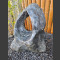 Marmor Showstone Skulptur grau-weiß 62cm