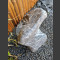 Marmor Showstone Skulptur grau-weiß 65cm