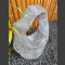 Marmor Showstone Skulptur grau-weiß 71cm