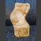 Solitärstein Travertin Monolith 65cm geschliffen