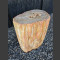 versteinerter Holz Hocker poliert 65,2kg