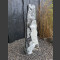 Marmor Monolith weiß-grau 96cm