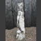 Marmor Monolith weiß-grau 83cm