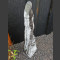 Marmor Monolith weiß-grau 112cm