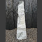 Marmor Monolith weiß-grau 89cm