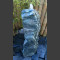 Atlantis Monolith Quellstein Spaltfelsen grüner Quarzit 80cm