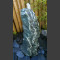 Atlantis Monolith Quellstein Spaltfelsen grüner Quarzit 80cm