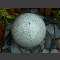 Granit Kugel Srudelstein grau poliert 40cm 3