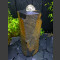 Quellstein Basaltsäule mit drehender Glaskugel 10cm