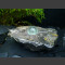 Belgisch Granit Quellstein mit drehender Glaskugel 10cm