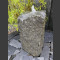 Basalt Quellstein Monolith mit Kelchbohrung 60cm